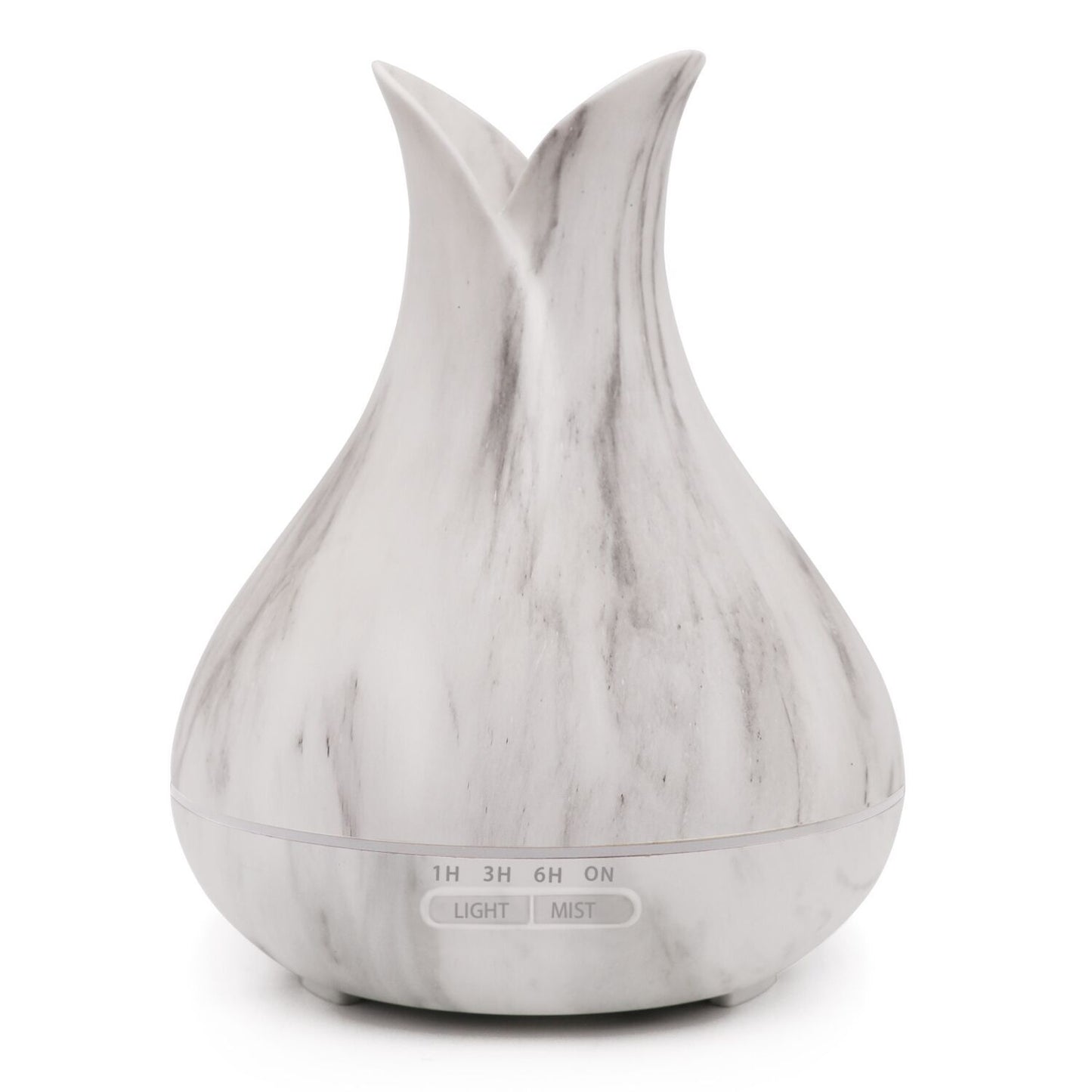 Humidificador de niebla con textura de madera