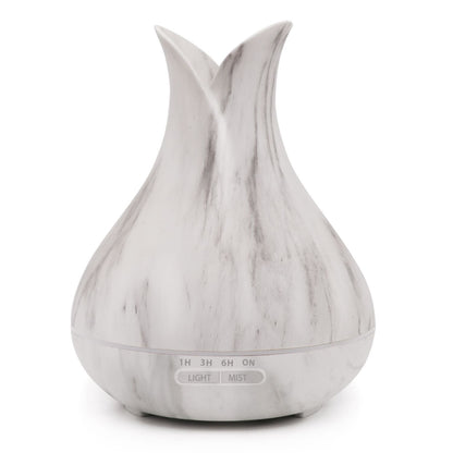 Humidificador de niebla con textura de madera