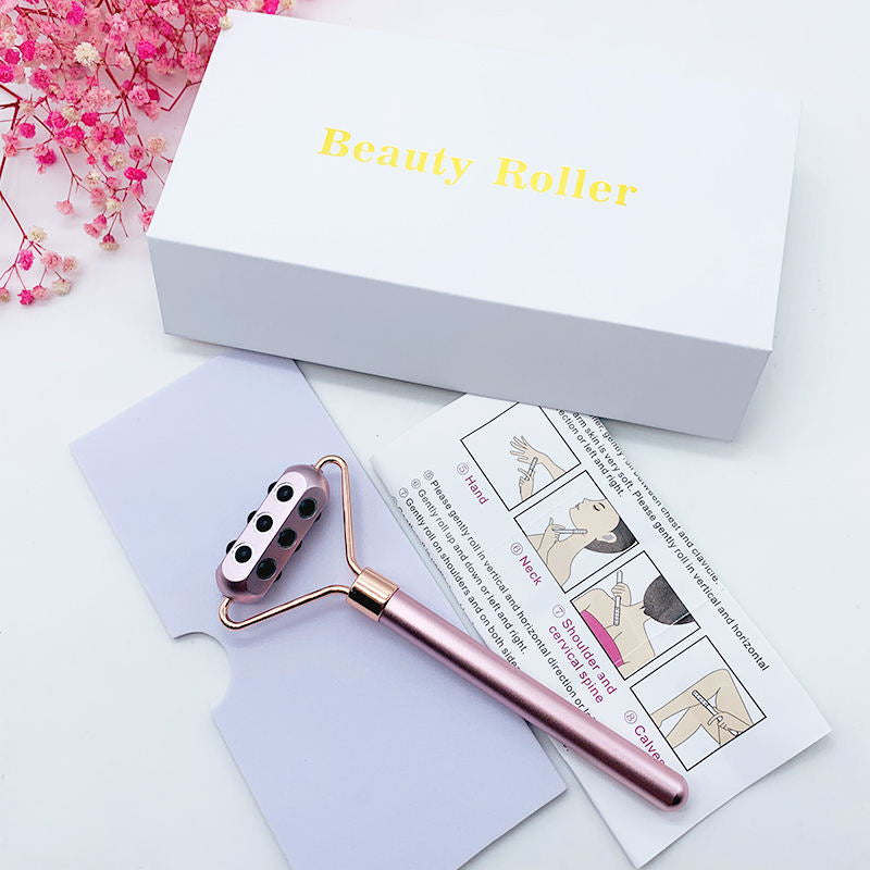 18 Germanium Beauty Sticks Outdoor Carry Facial Massage Roller Massager