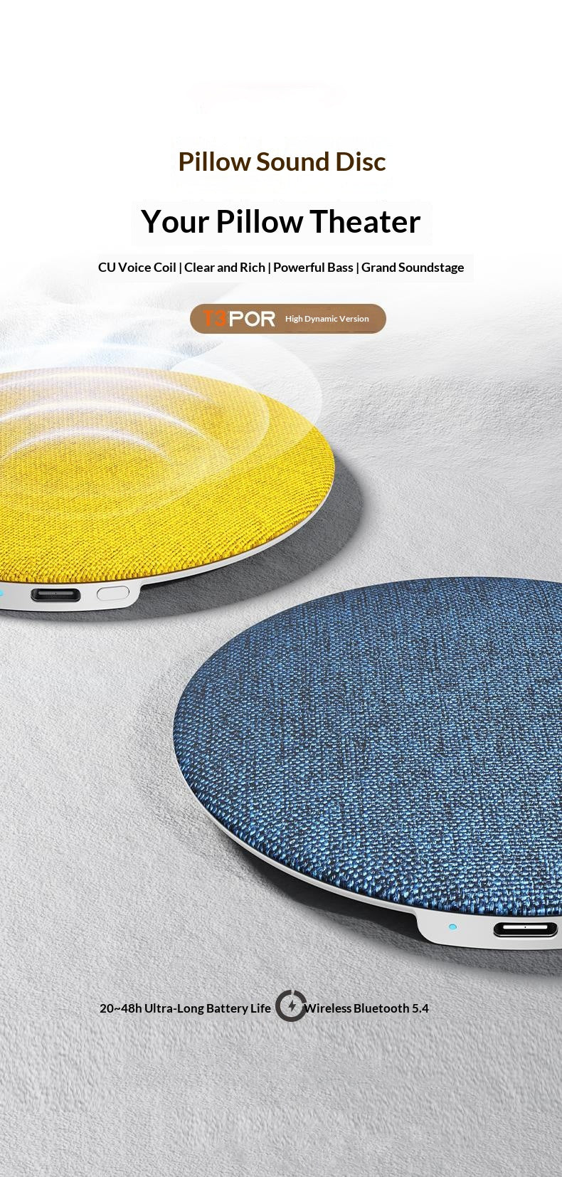 Under-Pillow Sleep Speaker