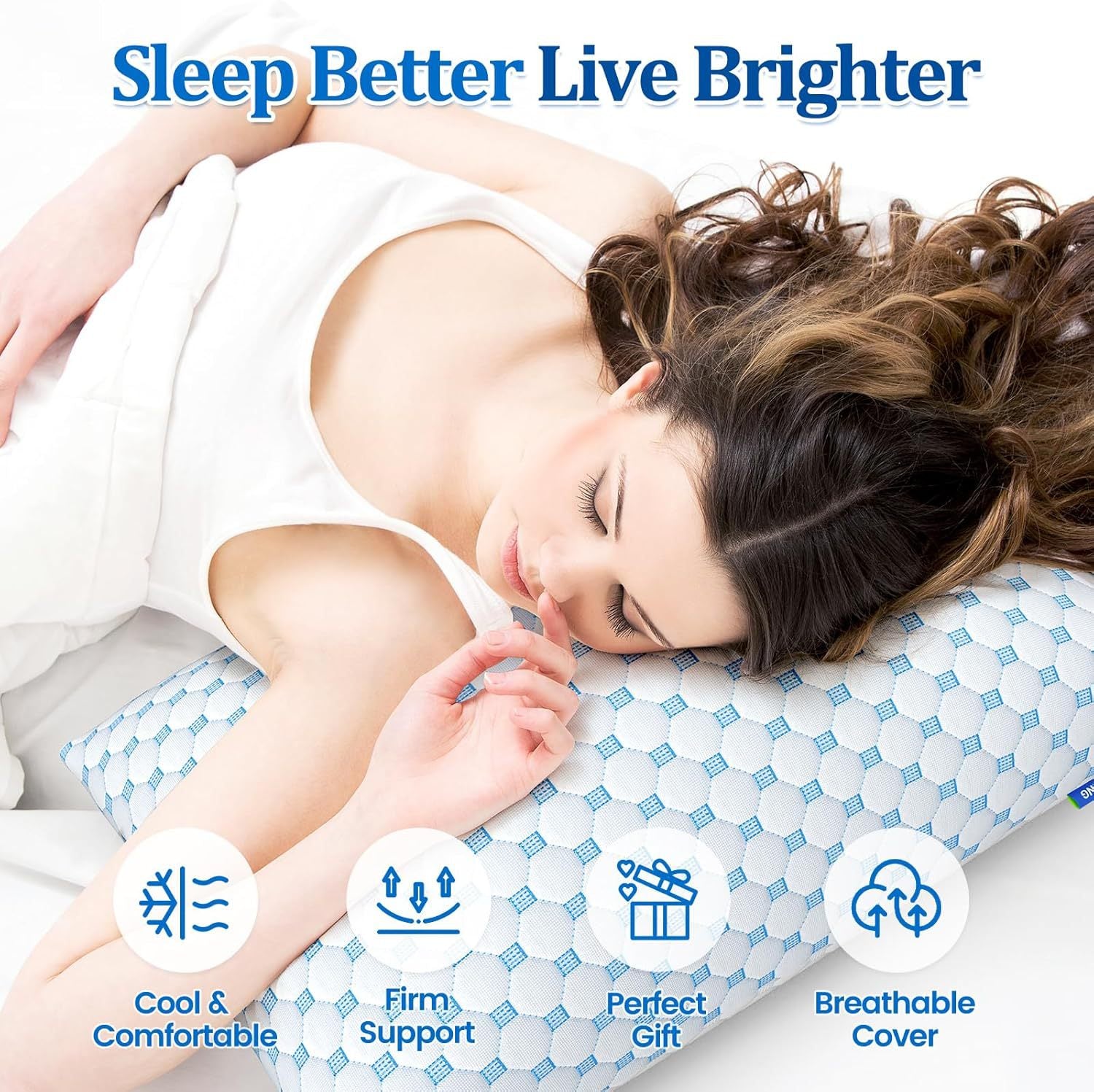 Home Fashion Rebound Memory Foam Pillow