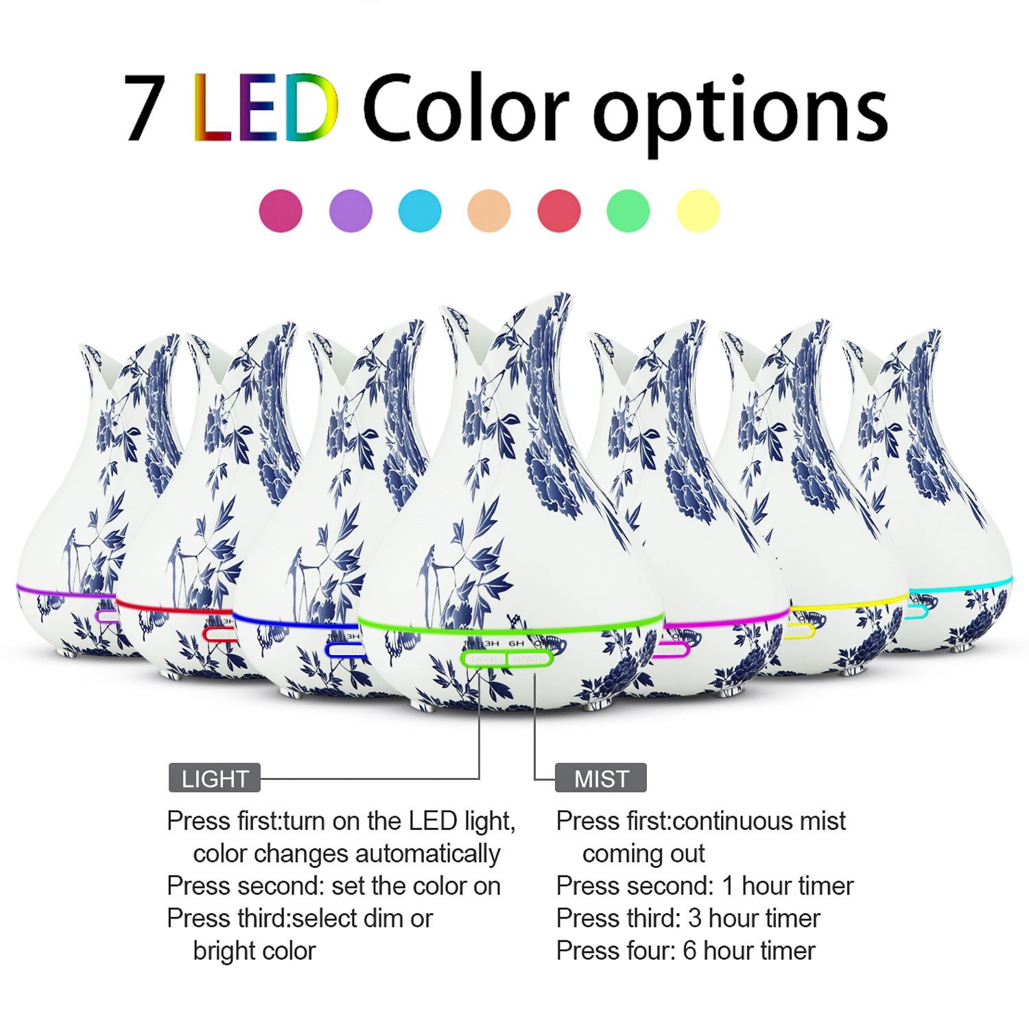 Creative and Simple Aroma Diffuser Ultrasonic Humidifier