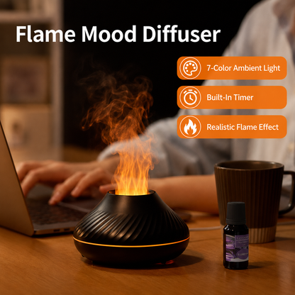 RGB flamme stemningsdiffuser