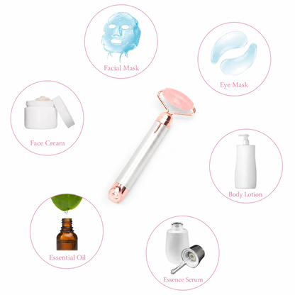 Rose Quartz Facial Roller