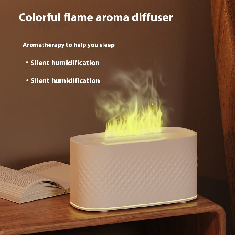 Simulation Flame Usb Small Aromatherapy Ultrasonic Aroma Diffuser Humidifier